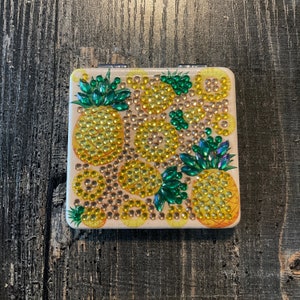 Jeweled Compact Mirror