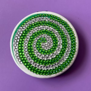 Jeweled Compact Mirror