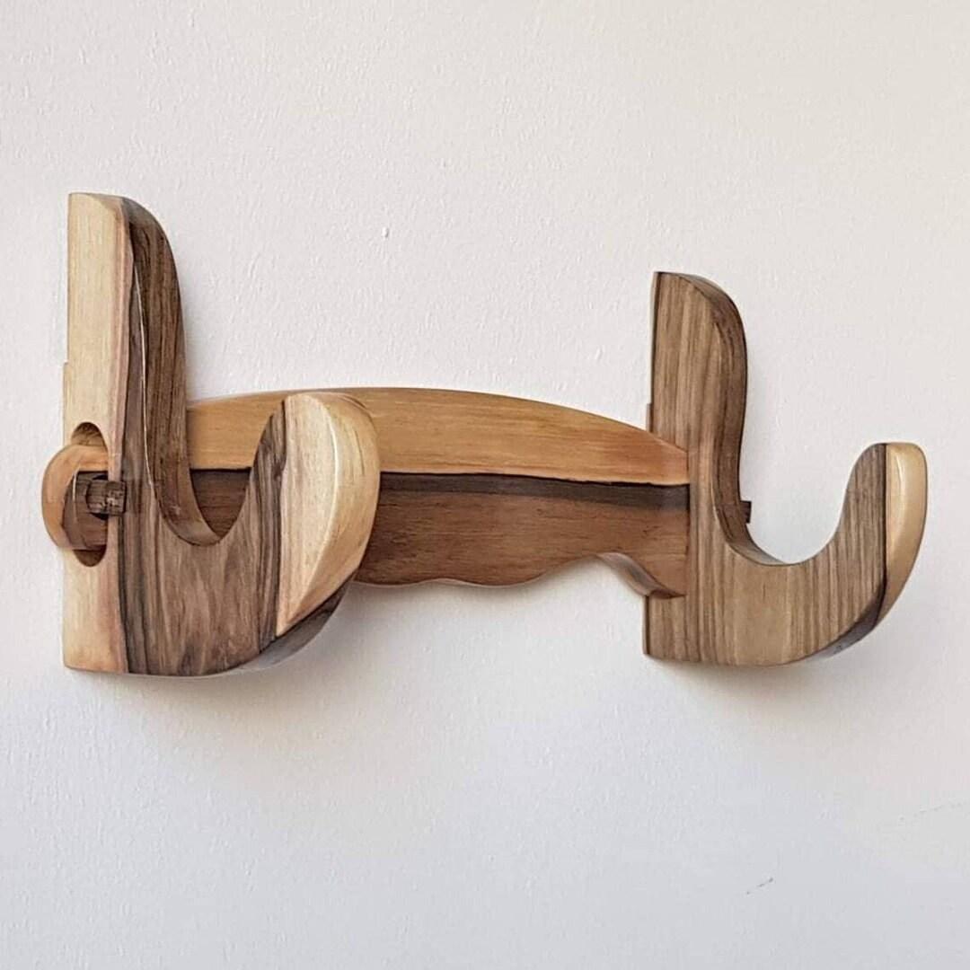 Wooden Wall Stand for Swords, Ax, Rifle Natural Wood Walnut 1 Layer Etsy