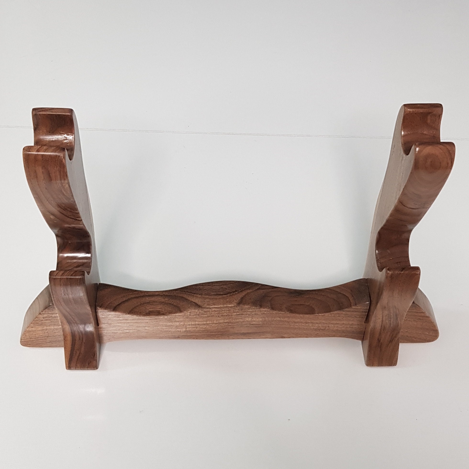 DerShogun Holz Wandhalter F&uuml;r 3 Schwerter Katana Bokken