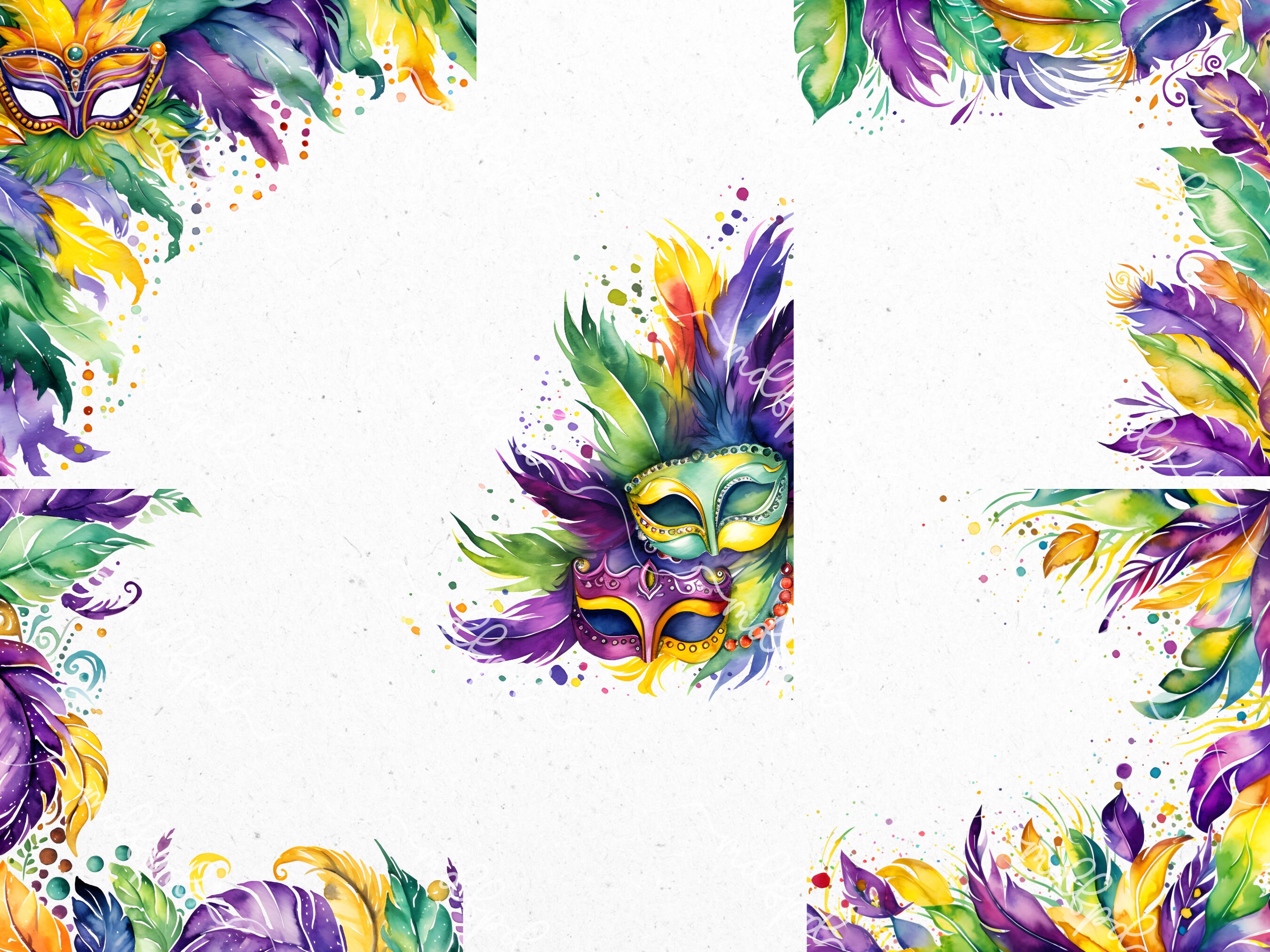 mardi gras frames for facebook