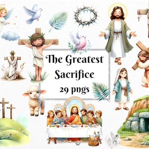The Greatest Sacrifice: Die Auferstehung Jesus's Clip Art, Jesus' Auferstehung png, Transparente Hintergründe, Ostern Clip Art, Ostern png.