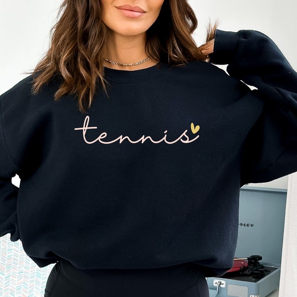 Tennis Sweatshirt, Tennis Mom Sweater, Tennis Coach Gift, Tennis Pullover, Tennis Lover Gift, Tennis Team, Gift For Tennis Player