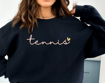 Tennis Sweatshirt, Tennis Mom Sweater, Tennis Coach Gift, Tennis Pullover, Tennis Lover Gift, Tennis Team, Gift For Tennis Player