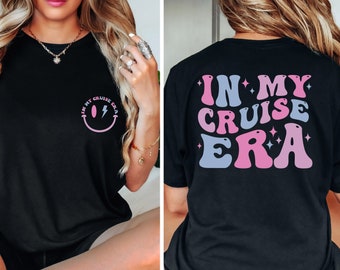 In My Cruise Era Shirt, Funny Vacation Shirt, Retro Cruise Gift, Cruise Travel T-shirt, Cruise Tripping Tee, Trendy Vacay, Cruise Lover Tee