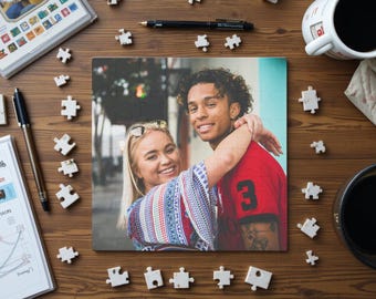 Personalized Photo Puzzle For Him Or Her | Boyfriend Gift | Girlfriend Gift | Custom Romantic Puzzle | Valentine's Gift
