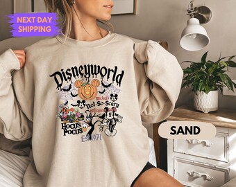Vintage Spooky Theme Park Sweatshirt | Magical Fall Crewneck | Retro Ghost Halloween Sweatshirt | Cozy Autumn Gift