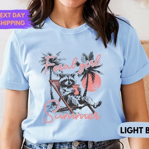 Feral Girl Summer Raccoon Shirt, Funny Meme Raccoon T Shirt, Feral Shirt, Gift for Girl Shirt, Western Shirt, Rodeo Shirt, Funny Shirt