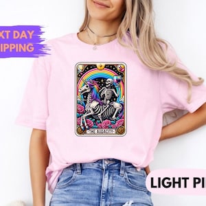The Audacity Tarot Card Shirt, Skeleton Tarot Card Tee, Tarot Card Shirt, Tarot Card Mystical Tarot, The Audacity Skeleton Tarot Card Tee