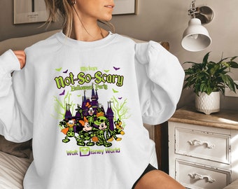 Vintage Pumpkin Ghost Sweatshirt | Cute Spooky Season Crewneck | Cozy Fall Halloween Sweater | Autumn Gift For Her