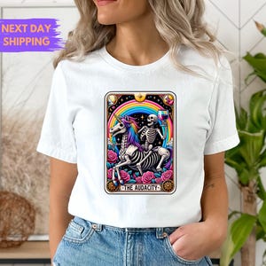 The Audacity Tarot Card Shirt, Funny Tarot Card Shirt, Skeleton Tarot Card Shirt, Tarot Lover Tee, Funny Shirt, Gift For Her, Mystical Shirt