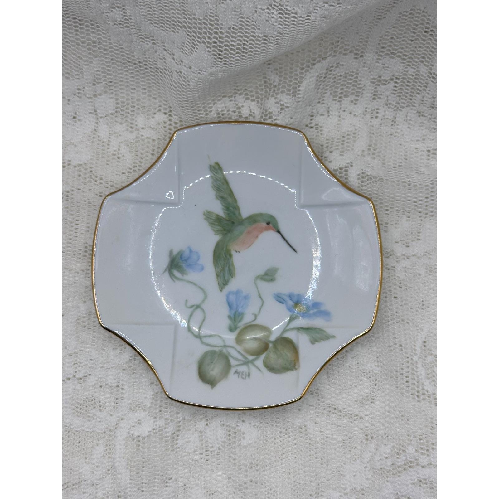Hummingbird Dish Vintage - Etsy