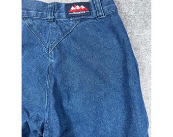 Vintage Rockies High Waisted Western Jeans Medium Wash V-Back Yoke Denim 22x30