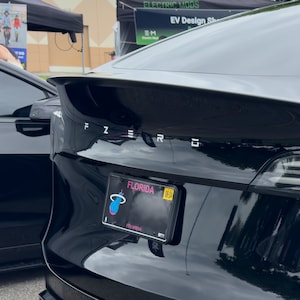 Custom Vinyl Lettering Decal for Tesla&#39;s Model 3 & Model Y