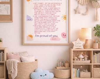 Take a Mindful Minute – Calm Corner Poster