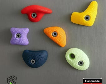 Magneti per bouldering – Mini prese da arrampicata, magneti da frigo per scalatori, stampati in 3D, set da 6/12/18/24, idea regalo, colori assortiti, decorazione