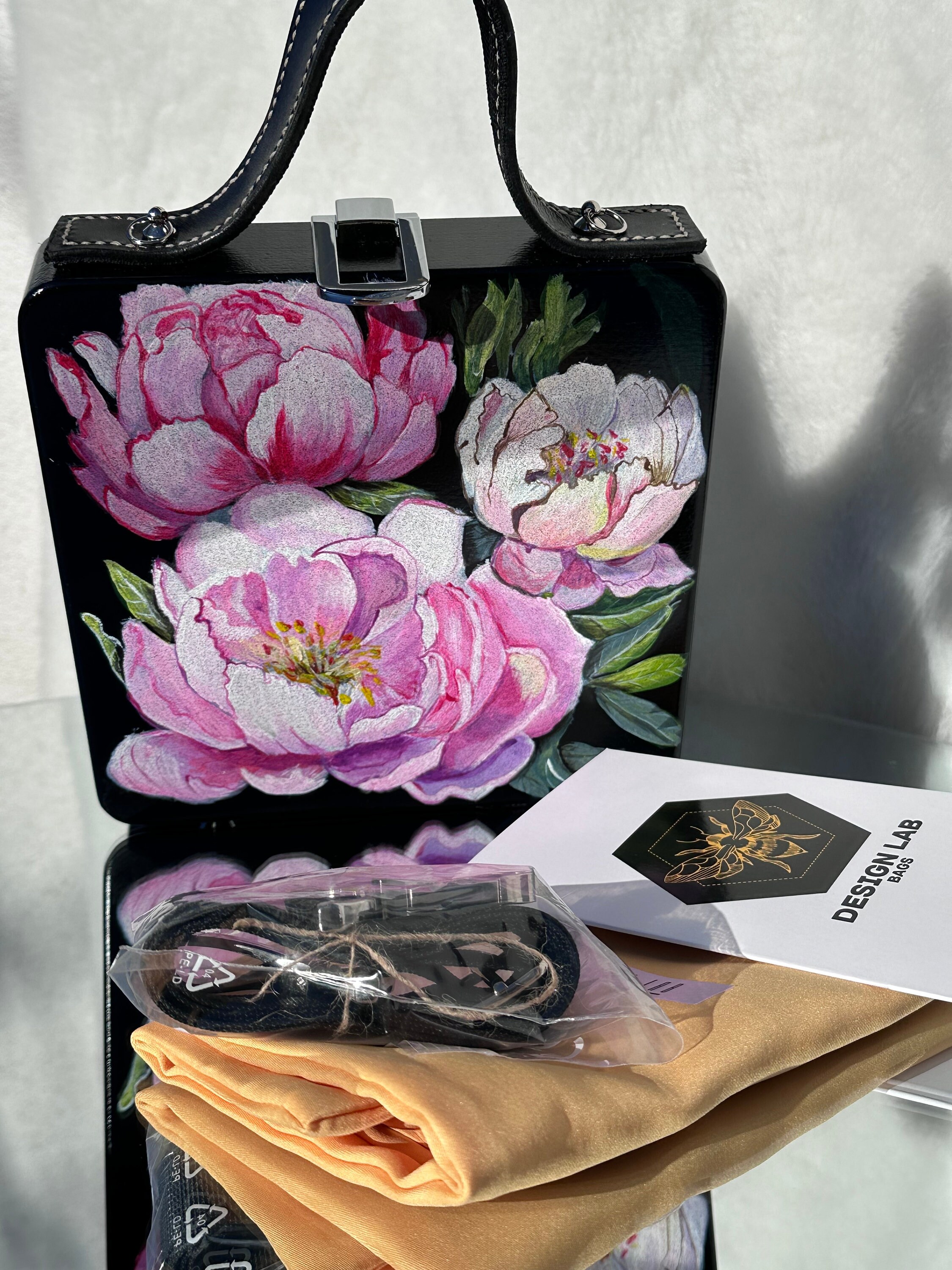 Wooden Bag , Hand Painted