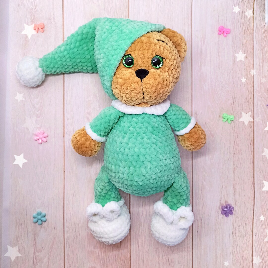 Plushy Crochet Bear Amigurumi Ukraine Handmade Plushies Etsy