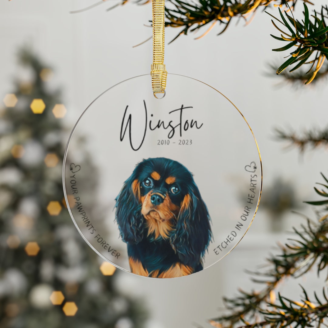 Pet Memorial Ornament Dog Christmas Ornament Pet Keepsake - Etsy