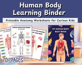 Human Body Busy Book PDF | My Body Worksheets for Kids | Anatomy Activity Book | Preschool & Kindergarten Learning