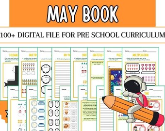 May Kindergarten Curriculum | Preschool Worksheets | Literacy, Math, Writing, Crafts & Activities