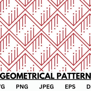 Geometric Digital pattern svg Geometric Scrapbook pattern svg geometric pattern background svg png jpg eps dxf cut  file  digital download