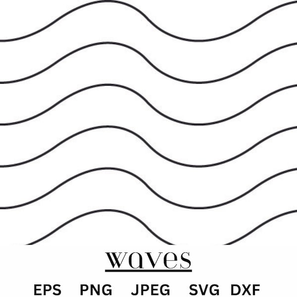 Wave  pattern Svg Seamless Line Pattern svg Chevron Zigzag Svg Wave Border svg png  eps,jpg dxf  Cut File Cricut Silhouette digital download