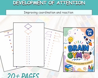 Brain Gym Workbook for Kids | Hand Coordination Activities | Bilateral Brain Exercises | Focus & Fine Motor Skills Worksheets