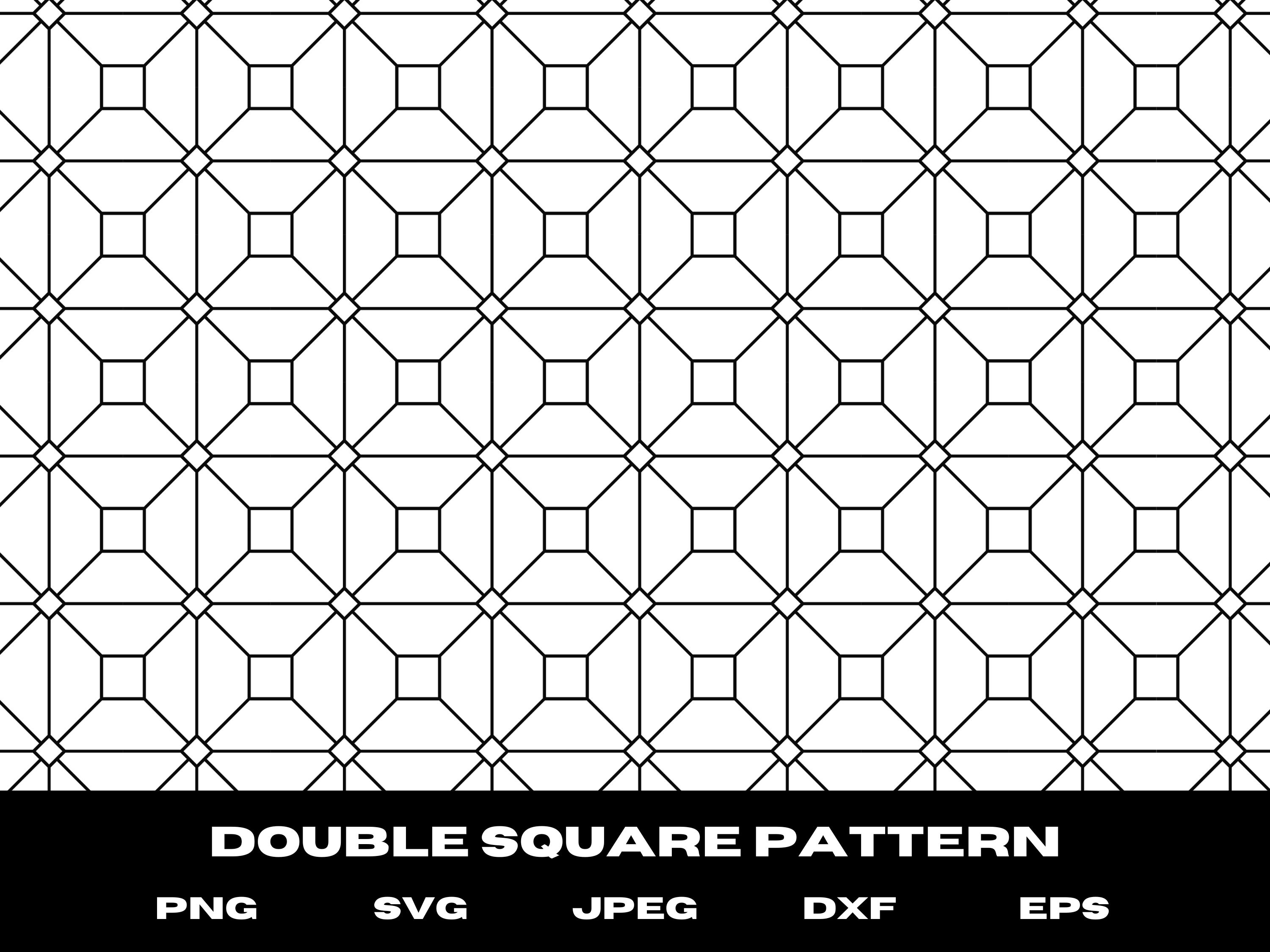 Double Square Pattern Svg Grill Seamless Pattern Svg Repeating ...