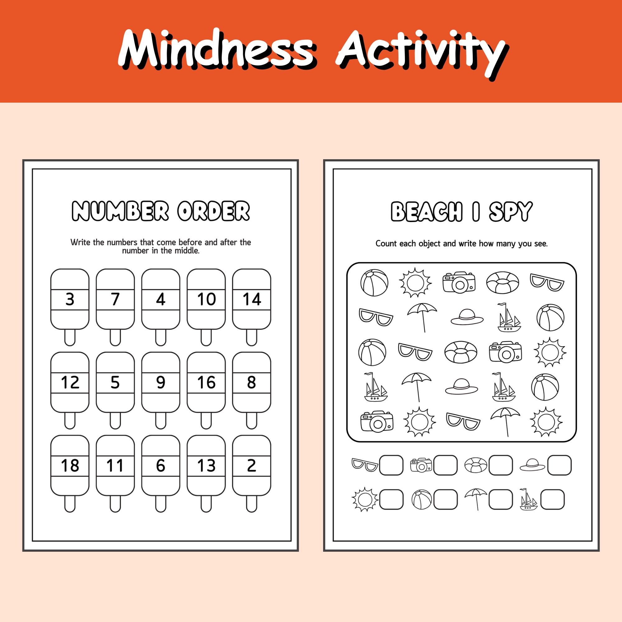 Summer Activity Bundle for Kids Printable 65 Pages Preschool Worksheets ...