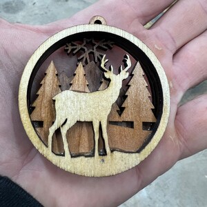 Buck in the Woods Weihnachtsverzierung
