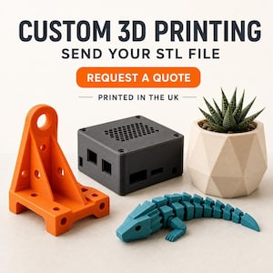 Impresión 3D personalizada a partir de tu archivo STL / Piezas funcionales y prototipos (Reino Unido)
