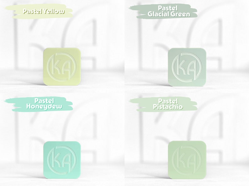1/8" Pastel Acrylic Sheet, Glowforge Ready Plexiglass, Laser Acrylic, Pastel Colored Acrylic, 3mm, 12" x 19" 画像 4