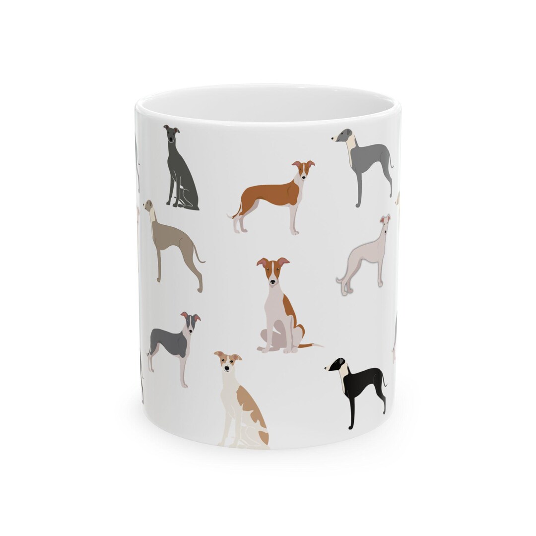 Set of 6 Hound Dog Cups
