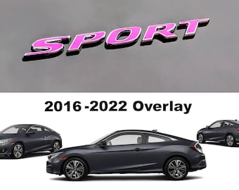 civic 10th gen sport overlay custom colors