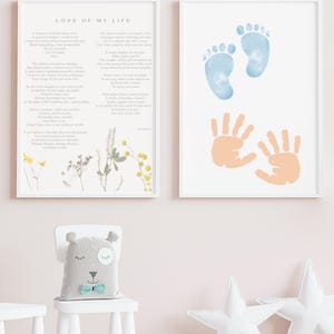 Impresión de arte digital El amor de mi vida/ Poema para madre/ Regalo para mamá de niño/ Poema de embarazo/ Arte de pared para mamá/ Regalo para el día de la madre/ DESCARGA INSTANTÁNEA