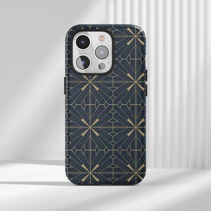 Art Deco Geometric Pattern Phone Case for iPhone, Samsung, Huawei, Google Pixel, XiaoMi Mobile Phones