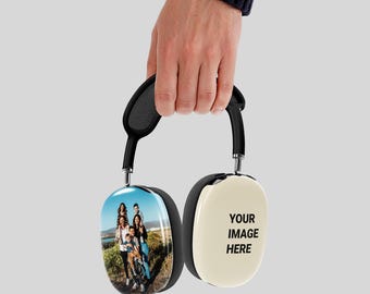 Spersonalizowane etui na AirPods Max: spersonalizowana, błyszcząca osłona ochronna
