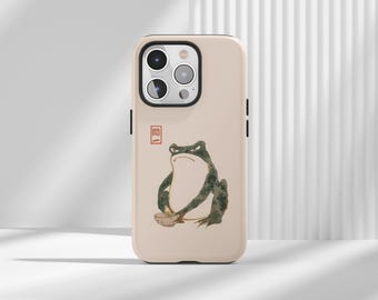 Matsumoto Hoji Grumpy Frog Phone Case Aesthetic Cover for iPhone 16 15 14 13 12 Pro Max, Ultra, Pro, Samsung, Huawei, Pixel, XiaoMi  Magsafe