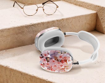 Vibrant Airpod Max Case Japanese Cherry Blossom Cover For Apple Airpod Max Headphones