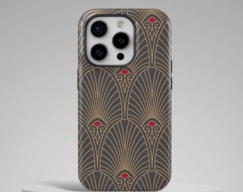Art Deco Gatsby Phone Case: Protective Cover for iPhone, Samsung, Huawei, Google Pixel, XiaoMi Mobile Phones