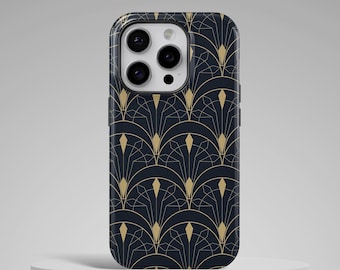 Art Deco Pattern Phone Case: Geometric Design for iPhone, Samsung, Huawei, Google Pixel, XiaoMi Phones