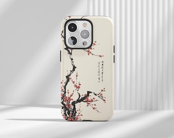 Vintage Phone Case Japan Sakura Art Cover for iPhone 16 15 14 13 12 Pro Max, Ultra, Pro, Samsung, Huawei, Google Pixel, XiaoMi, Magsafe