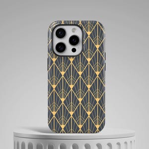 Art Deco Phone Case: Modern Vintage Pattern, Protective Cover for iPhone, Samsung, Huawei, Google Pixel, XiaoMi Phones