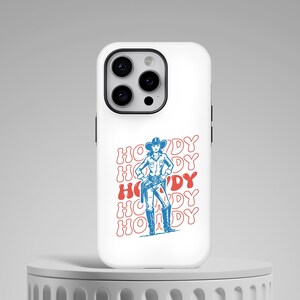 Retro Howdy Phone Case Cowgirl Aesthetic Cover for iPhone 16 15 14 13 12 11 X Pro Max, Ultra, Pro, Samsung, Huawei, Pixel, XiaoMi, Magsafe