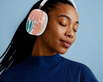 Abstract Floral AirPods Max Case: Trendy Protective Cover