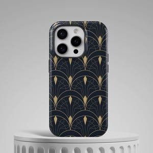Art Deco Pattern Phone Case: Geometric Design for iPhone, Samsung, Huawei, Google Pixel, XiaoMi Phones