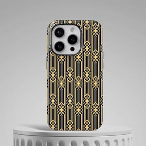 Art Deco Geometric Phone Case: Protective Cover for iPhone, Samsung, Huawei, Google Pixel, XiaoMi Phones