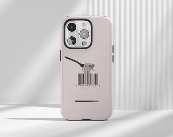Meme Noodles Barcode Phone Case: Whimsical Custom Design for iPhone, Samsung, Huawei, Google Pixel, XiaoMi Phones