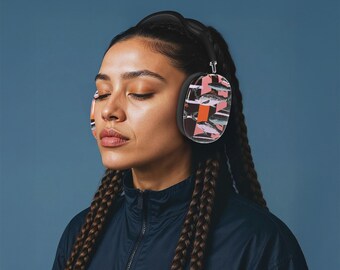 Graphic Fish AirPods Max Case: Retro Ocean Print Headphone Cover